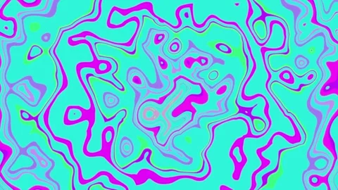 Flickering Psychedelic Distorted Line Pattern VJ Loop Stock Footage 240323708
