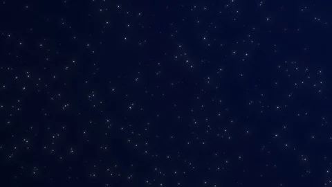 Flickering random star particles on dark-blue background. Nigthty glitter stars Stock Footage 103421010