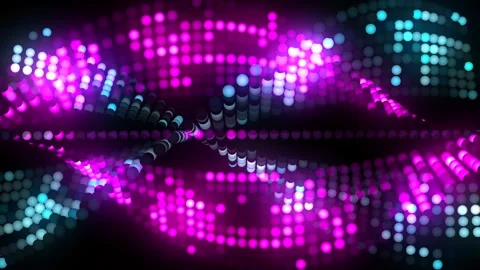 Flickering shiny animation of many dots pattern overlay. Imprint party disco Stock Footage 247186236