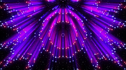 Flickering Sparkling Rays Looped Video Stock Footage 146124455