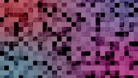 Flickering squares background, seamless loop animation. Stock-Footage 271677344