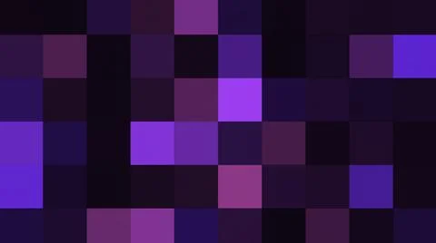 Flickering squares background, seamless loop animation. Motion. Different tones Stock Illustration