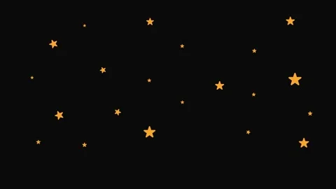 Flickering stars on space looping animation on black background Stock Footage 340084338