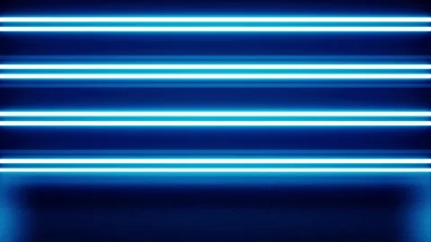 Flickering Striped Neon Blue Light Stage Floor VJ Loop background Stock Footage 222839073