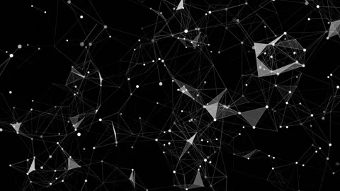 Flickering structure.Technology network loop background. Stock Footage 96146193