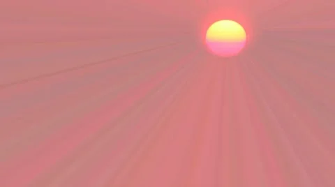 Flickering sunrise, zoom effect 库存影片 5377140