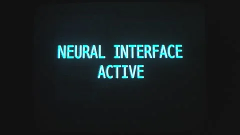 Flickering of system information in laptop display against black background. Stock Footage 312099368