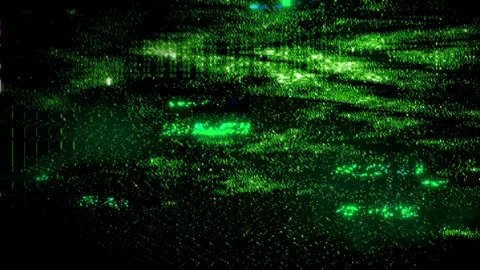 Flickering TV Noise Background Stock Footage 277213744