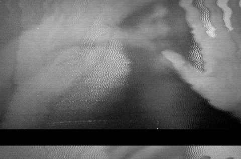 Flickering tv screen Stock Photos