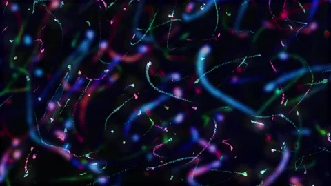 Flickering vibrant scribbled pencil crayon lines stopmotion animation on black 스톡 동영상 323832086