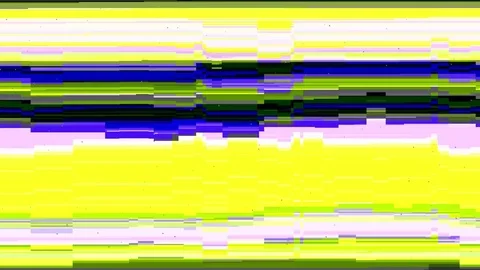 Flickering video signal interference and digital glitch Stock Footage 75476163