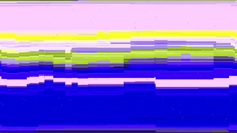 Flickering video signal interference and digital glitch Stock Footage 75476681