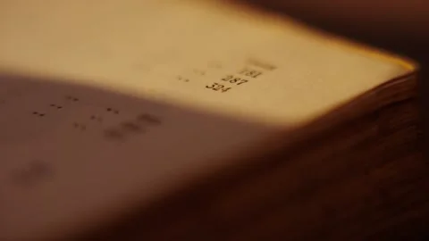 Flicking Through Pages Stock Footage 284760360