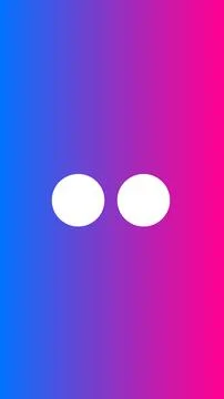 Flickr logo sign symbol vector. Mobile apps online service icon. Social Media Stock Illustration