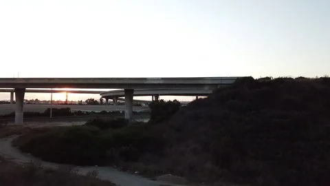 Flies Up And Tilts Down Stock Footage 123451292