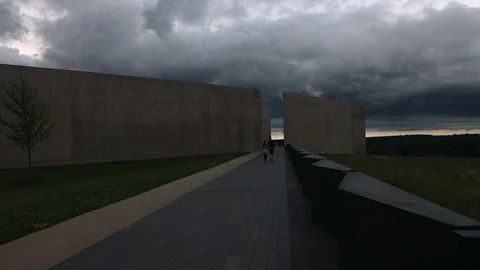 Flight 93 National Memorial Site Stock Footage