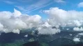 The flight above beautiful mountains. Hyperlapse 4k or 4k+ Resolution