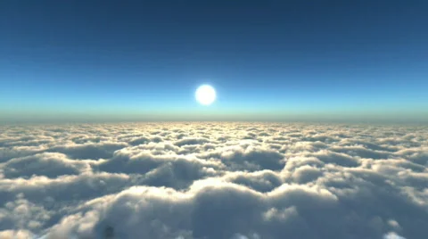 Flight above cloud Stock Footage 335918
