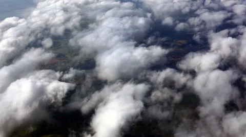 Flight above clouds backgroound Vidéo 52050040