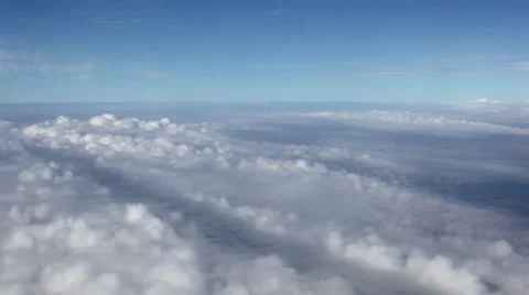 Flight above clouds backgroound Stock Footage 52051078