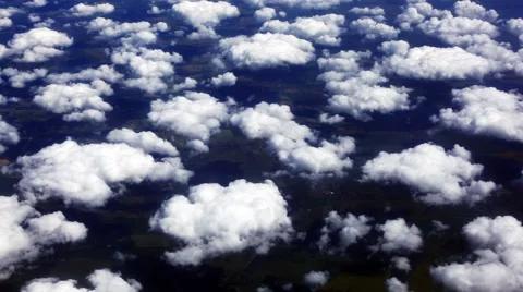 Flight above clouds backgroound Stock Footage 52051710