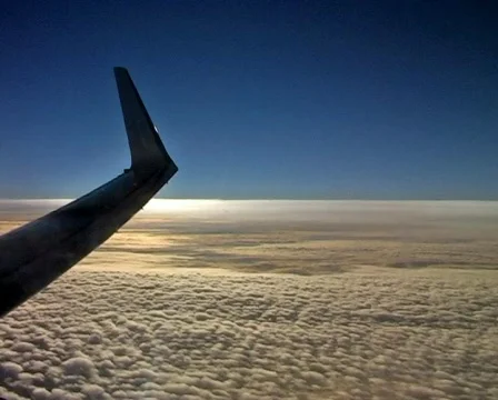 Flight above the clouds Video stock 70511