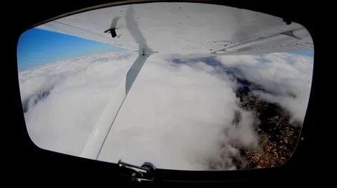 Flight Above Clouds 動画素材 3678330