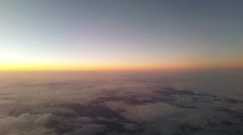 Flight above the clouds Stock Footage 51577552