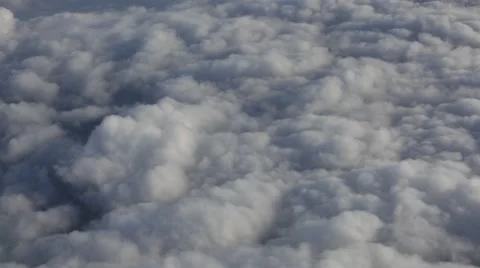 Flight Above Clouds Stock Footage 52636929