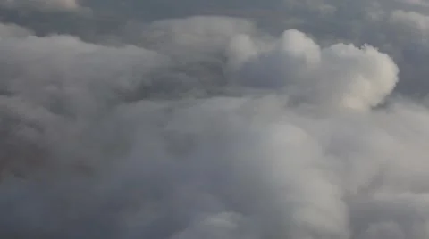 Flight Above Clouds Stock Footage 52638881