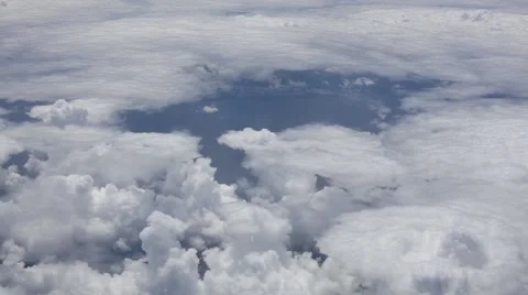 Flight Above Clouds Stock Footage 52645945