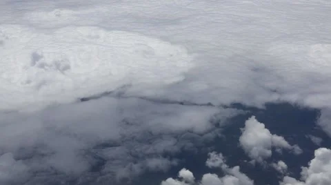 Flight Above Clouds Stock Footage 52647458