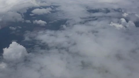 Flight Above Clouds Stock Footage 52652424