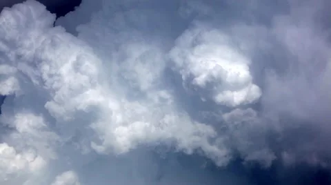 Flight above clouds Stock Footage 52923788