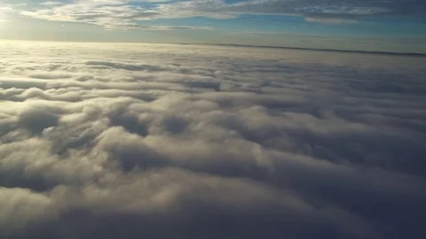 Flight above clouds Stock Footage 70430121