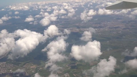Flight above the clouds Stock Footage 102790039