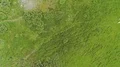The flight above the flock of sheep on the beautiful mountain field 4k or 4k+ Resolution