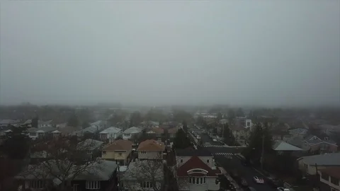 Flight above the fog between the clouds Stock Footage 106418078