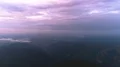 The flight above foggy mountains. Hyperlapse 4k or 4k+ Resolution