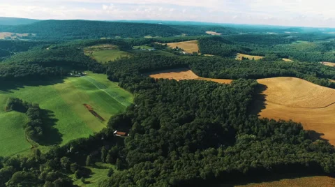 Flight above the Hamptons Stock Footage 67539201
