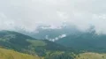 The flight above the mountain with a beautiful view 4k or 4k+ Resolution