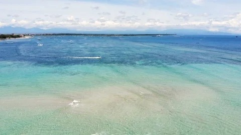Flight above sea surface in Bali. Stock Footage 103602796