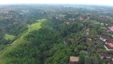 Flight above Ubud, Bali. Stock Footage 103344727