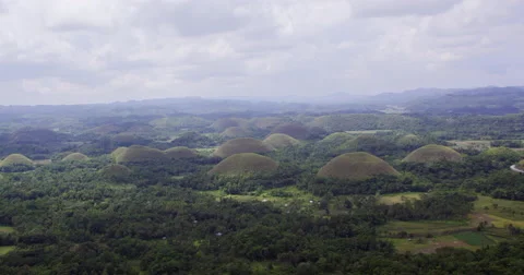 Flight along a eroded karst formation Video stock 45806789