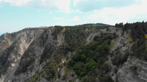 Flight along the mountain ranges Stock Footage 138481108