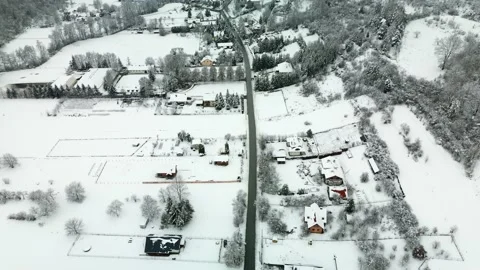 Flight along the road Stock Footage 231262155