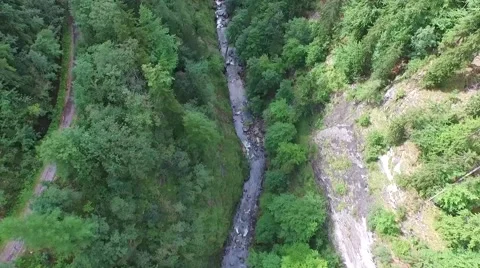 Flight the alps Stock Footage 58020305