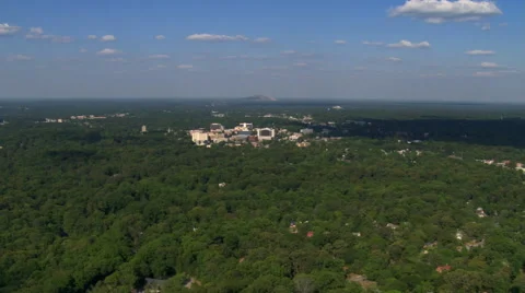 Flight approaching Decatur, Georgia. Shot in 2007. Stock Footage 59334536
