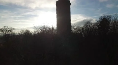 Flight around the Luitpoldturm 動画素材 56936912