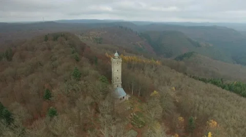 Flight around the Luitpoldturm 動画素材 56938947